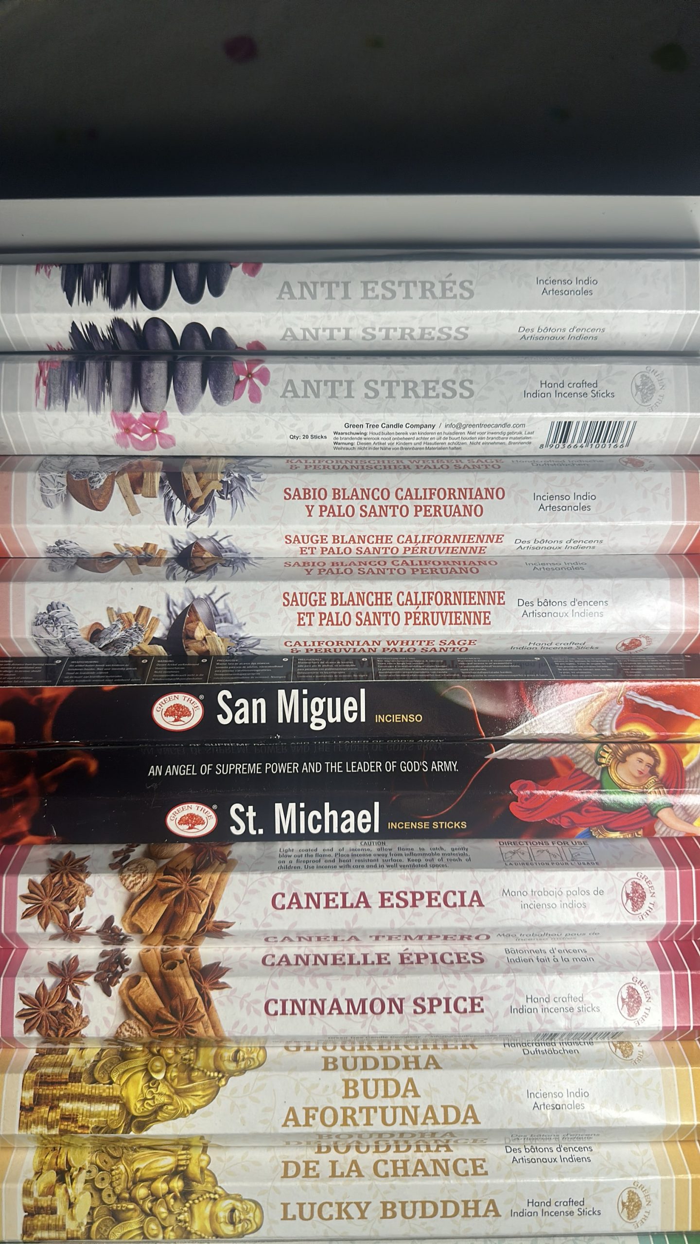 Pack 2 inciensos de 20 varillas cada uno