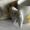 Taza de Cerámica Asa con Forma de Alas de Ángel e Imagen