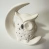 Sahumador | Quemador Buho y Luna Cerámica Artesanal