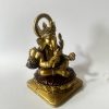 Figura Ganesh Dorada y Roja 14cm